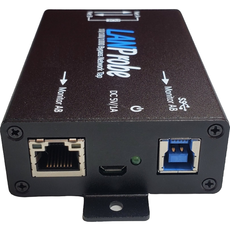 LANProbe - Gigabit Ethernet Bypass Network Tap with USB