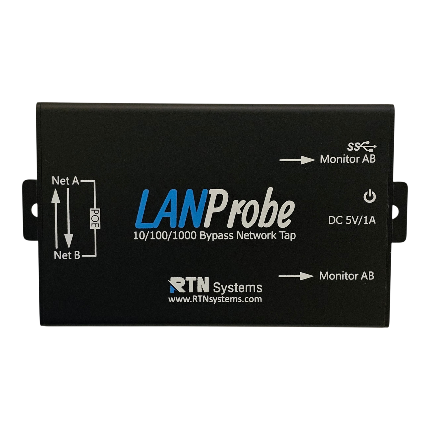 LANProbe - Gigabit Ethernet Bypass Network Tap with USB