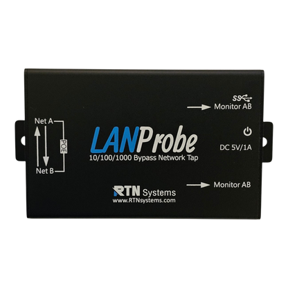 LANProbe - Gigabit Ethernet Bypass Network Tap with USB