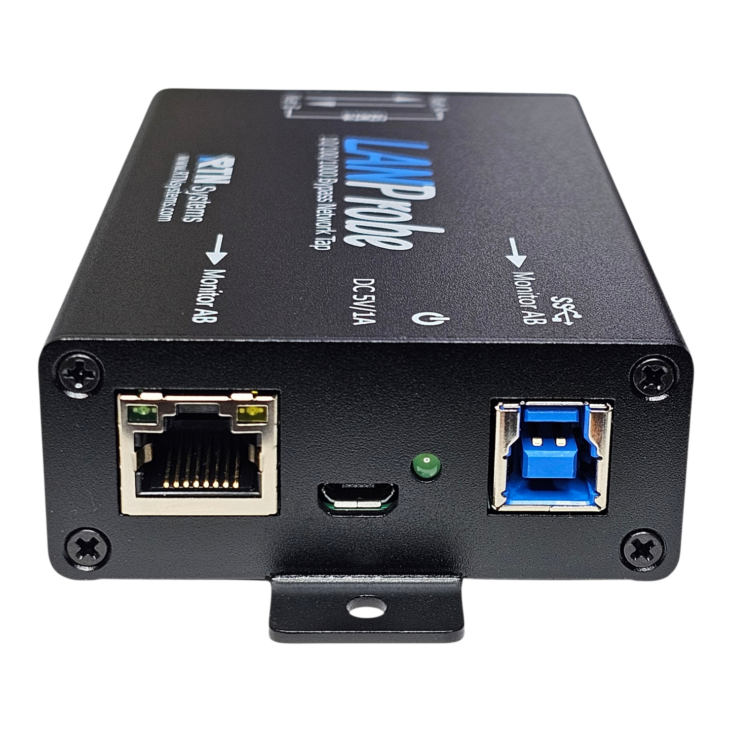 LANProbe - Gigabit Ethernet Bypass Network Tap with USB