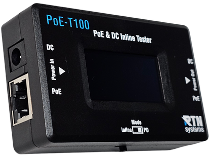 PoE-T100 - PoE and DC Inline Tester